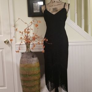 Joy Stevens | Vintage Black Shimmy Party Dress